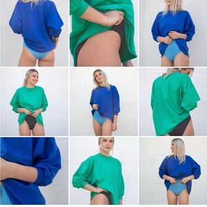 LEFT ON FRIDAY sports & rec sweatshirt in first place blue